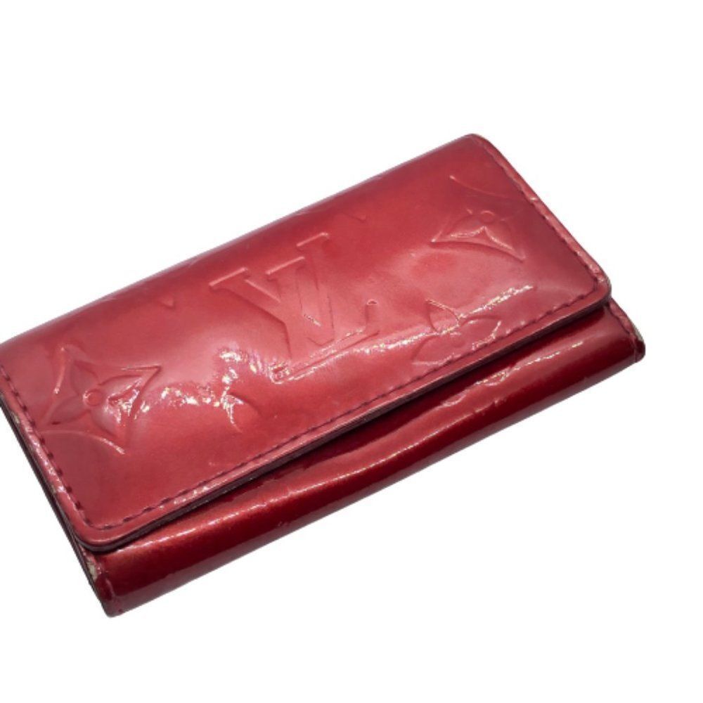 Louis Vuitton Red Patent Leather Key Case - Men's / Women's / Unisex